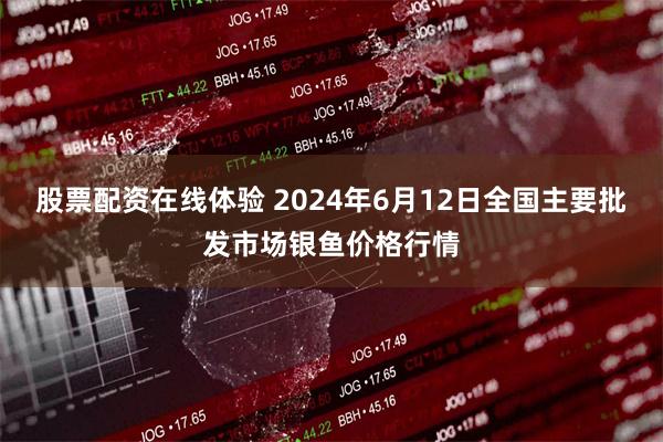 股票配资在线体验 2024年6月12日全国主要批发市场银鱼价格行情