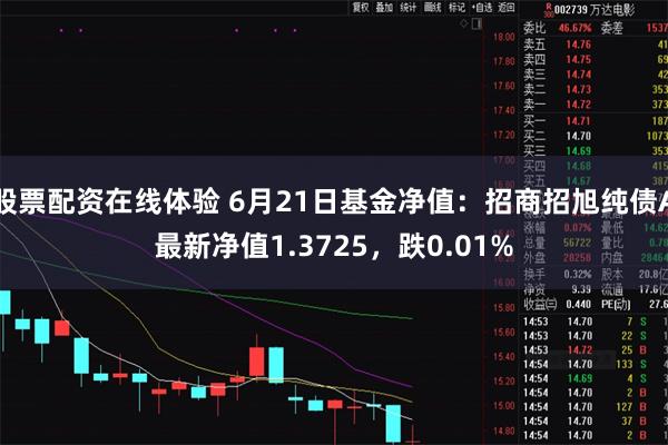 股票配资在线体验 6月21日基金净值：招商招旭纯债A最新净值1.3725，跌0.01%