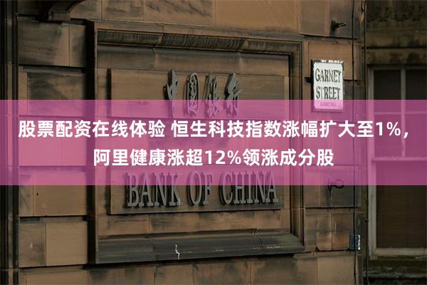 股票配资在线体验 恒生科技指数涨幅扩大至1%，阿里健康涨超12%领涨成分股