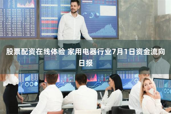 股票配资在线体验 家用电器行业7月1日资金流向日报