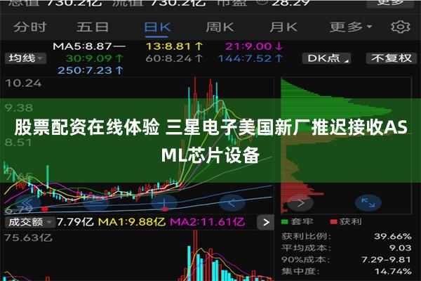 股票配资在线体验 三星电子美国新厂推迟接收ASML芯片设备