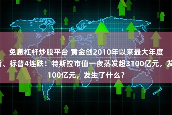 免息杠杆炒股平台 黄金创2010年以来最大年度涨幅！纳指、标普4连跌！特斯拉市值一夜蒸发超3100亿元，发生了什么？